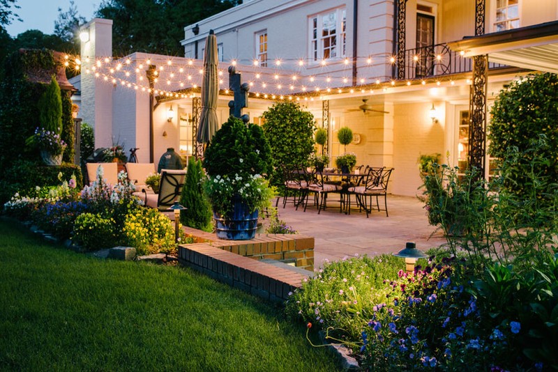 48FT Outdoor String Lights 24 LED Light Bulbs for PartyPatio Garden Backyard gallery