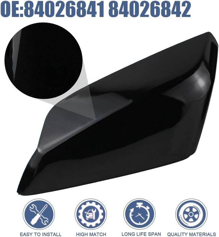 Side Mirror Cover Cap Compatible with Chevrolet Malibu 2016-2024 Replaces Drive gallery