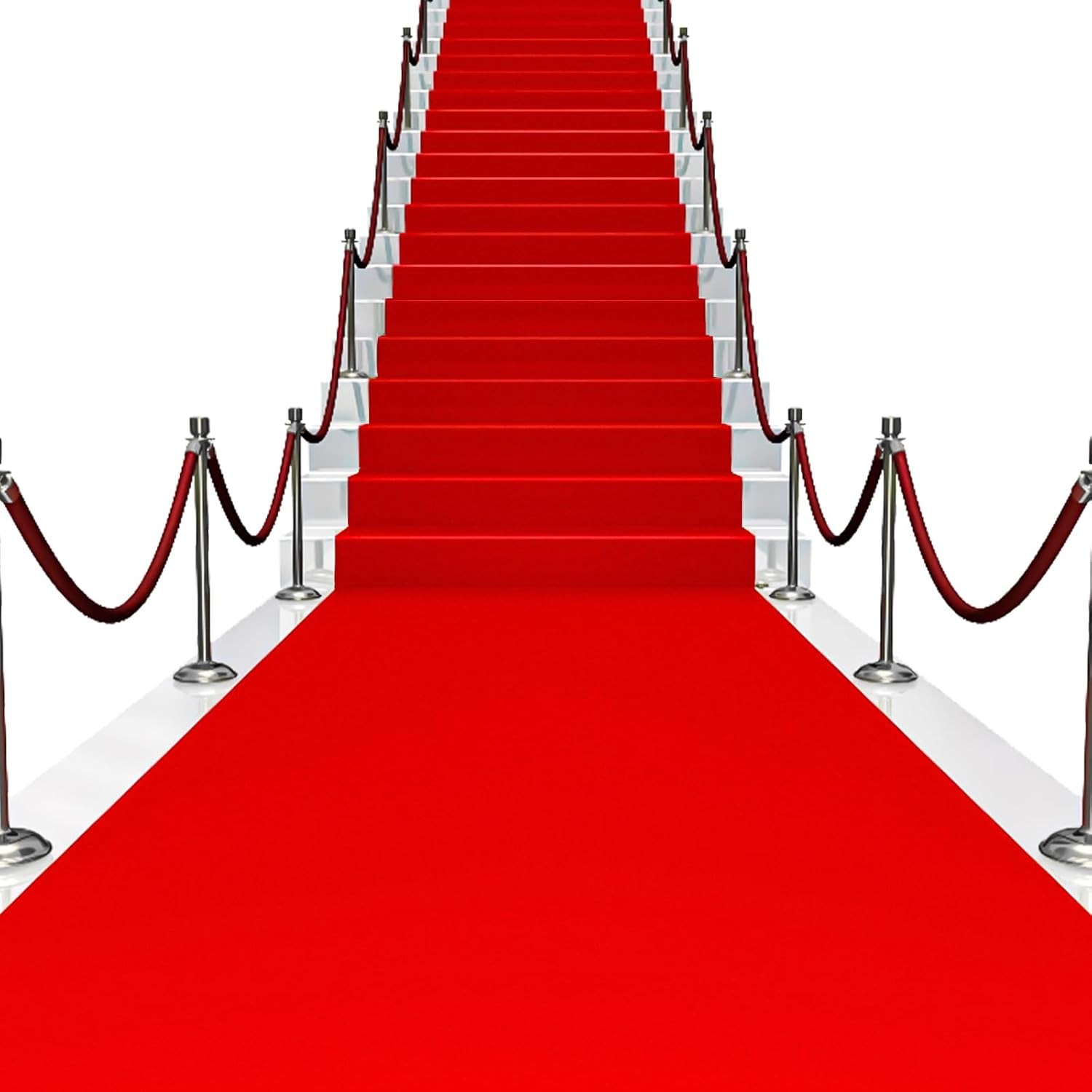 Red Carpet Runner Party 150 GSM Felt Non-Woven Fabric Runway Carpet Event Aisle gallery