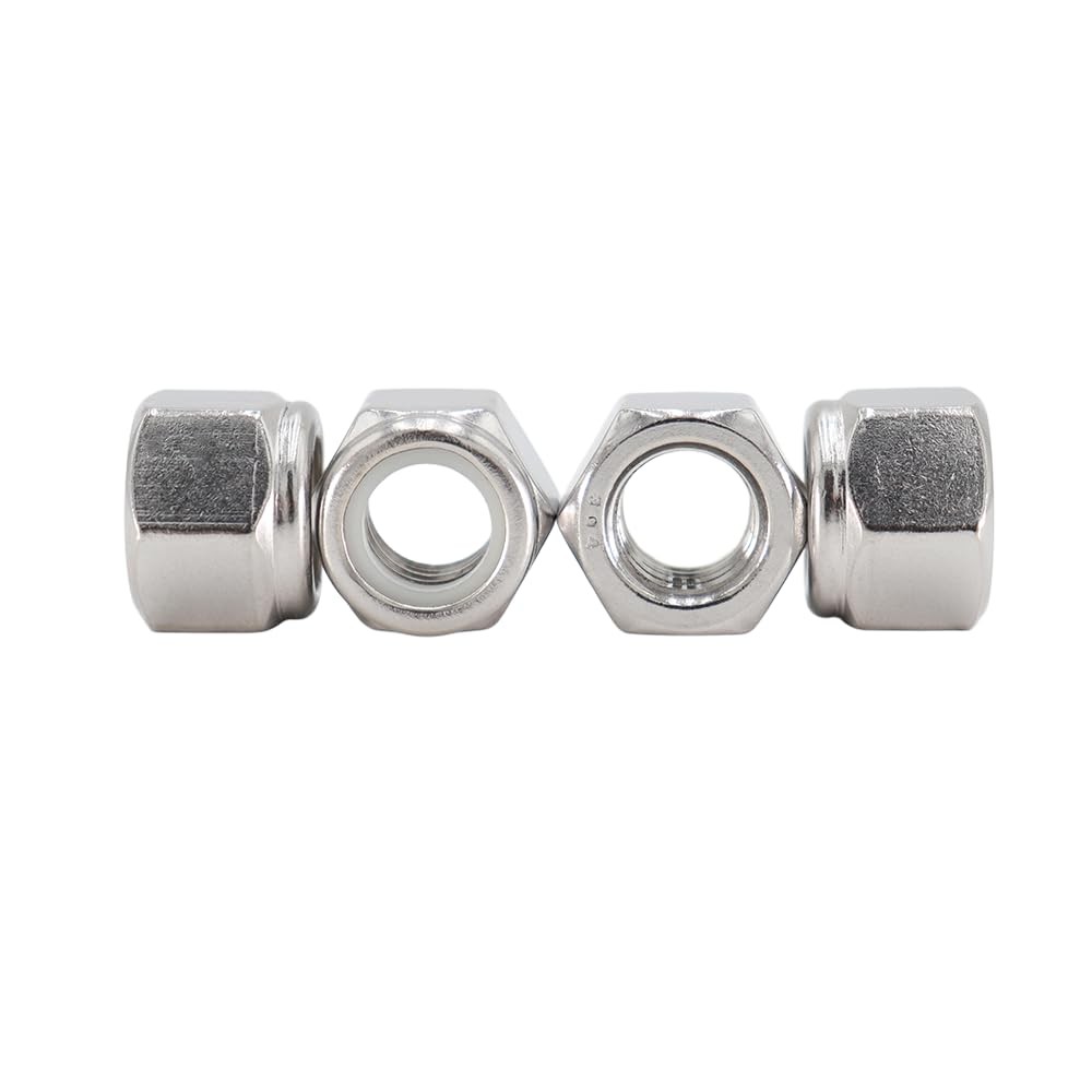 1/4"-20 Nylon Insert Hex Lock Nuts 110 Pack 304 Stainless 1/4"-20（110 pcs） gallery