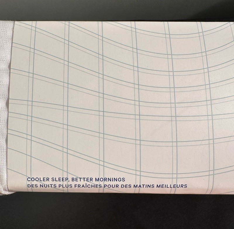 Casper Hyperlite King Sheet Set 100% Lyocell White 200 Thread Count Grid gallery