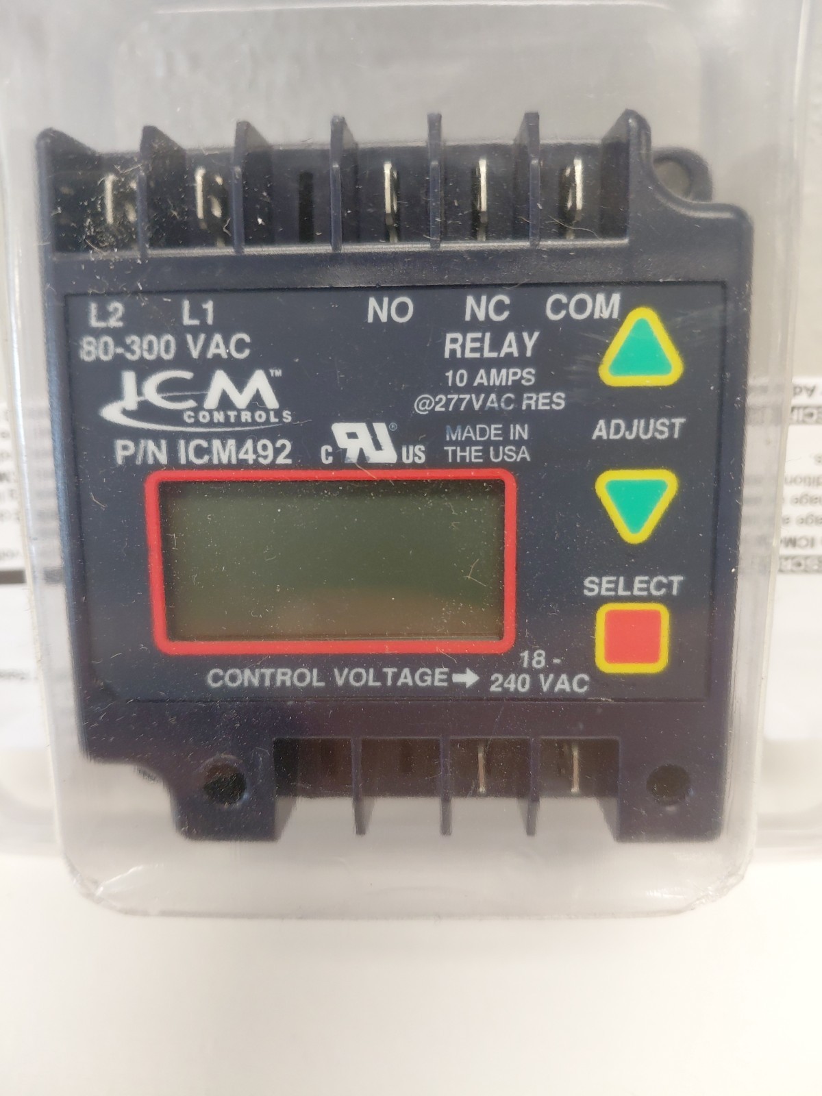 ICM Controls ICM492C-LF Digital Single-Phase Line Voltage Monitor Fully Programm gallery