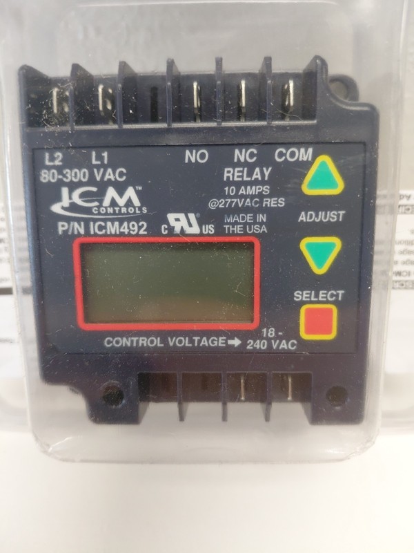 ICM Controls ICM492C-LF Digital Single-Phase Line Voltage Monitor Fully Programm gallery
