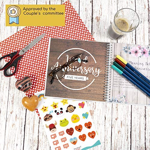 Wedding Anniversary Memory Book | A Hardcover Journal to Document gallery