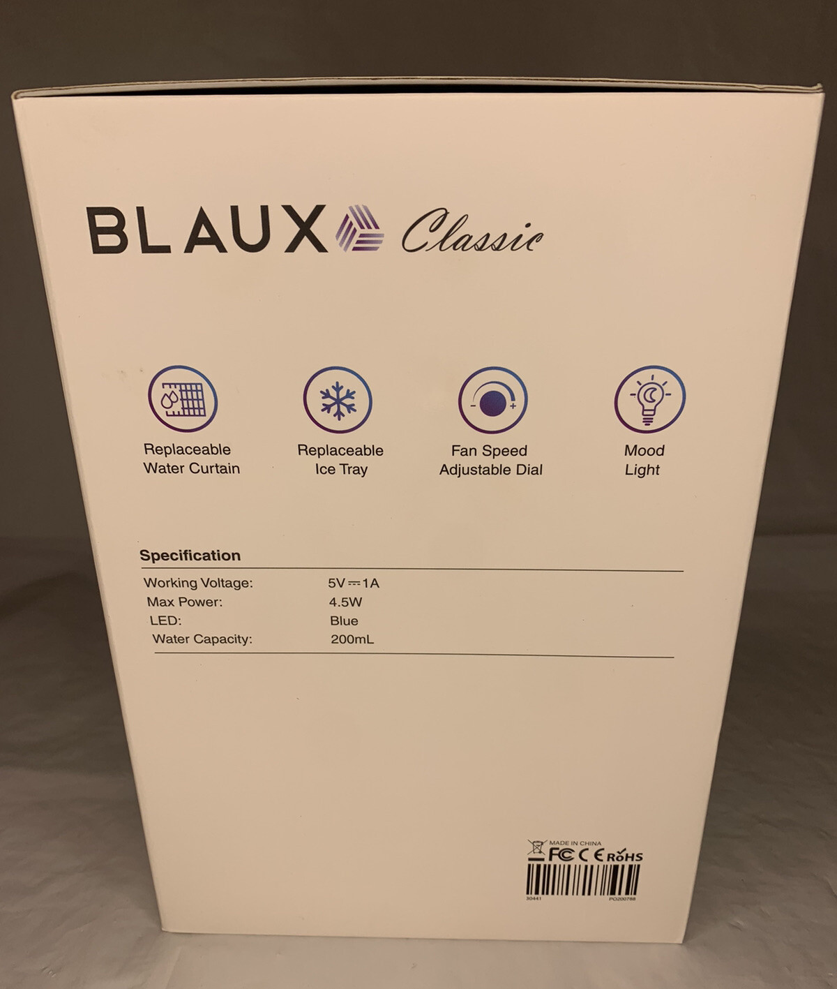 Classic Desktop AC Portable Cooling Fan Blaux Led Light Brand New Free Shipping gallery