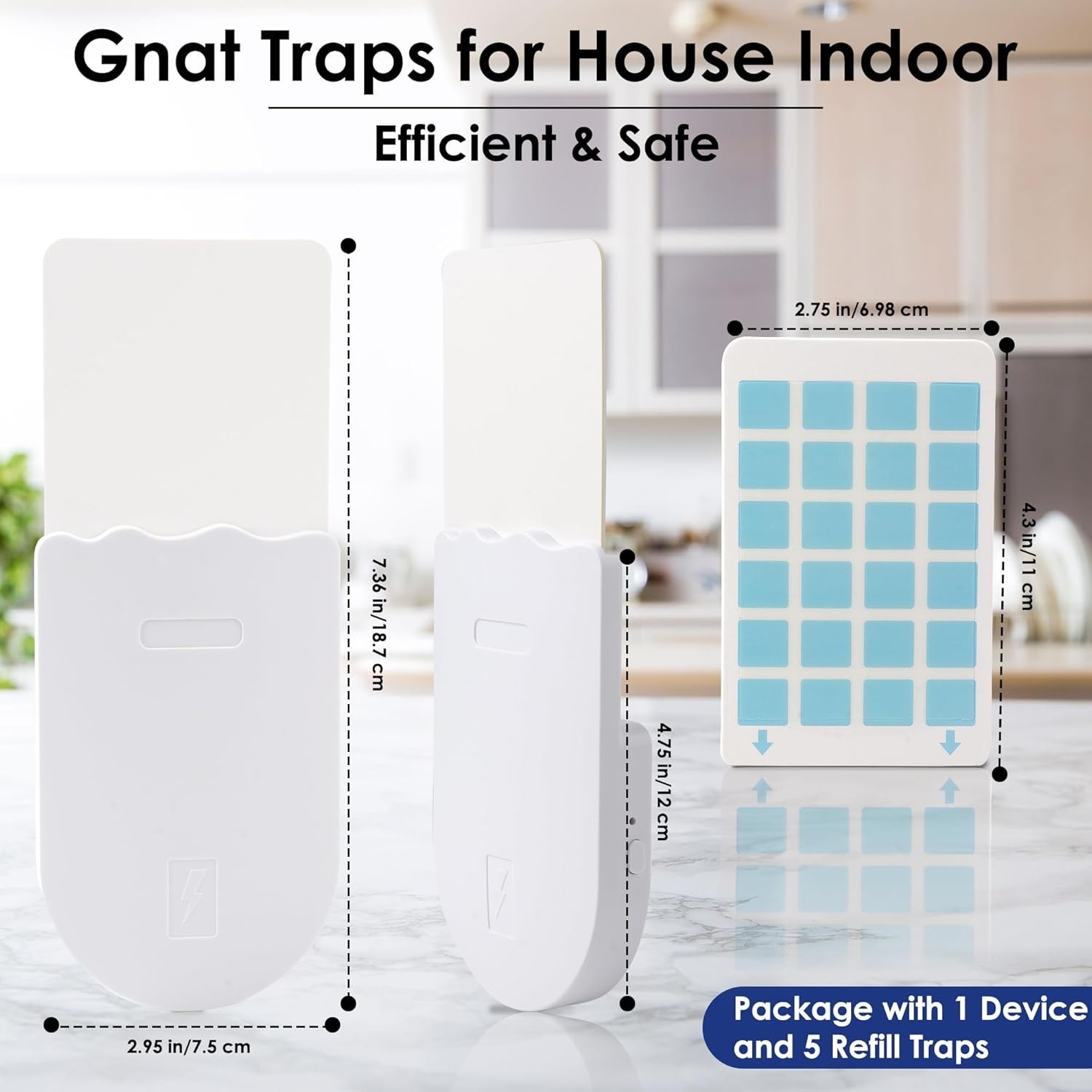 Indoor Electronic Insect Trap Plug-In Flying Bug Catcher Traps [2 Pack] gallery
