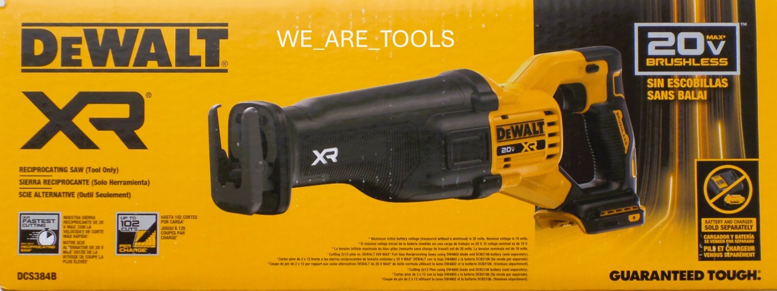 Dewalt DCS384B 20V XR Cordless Brushless Battery Reciprocating Saw Max 20 volt gallery