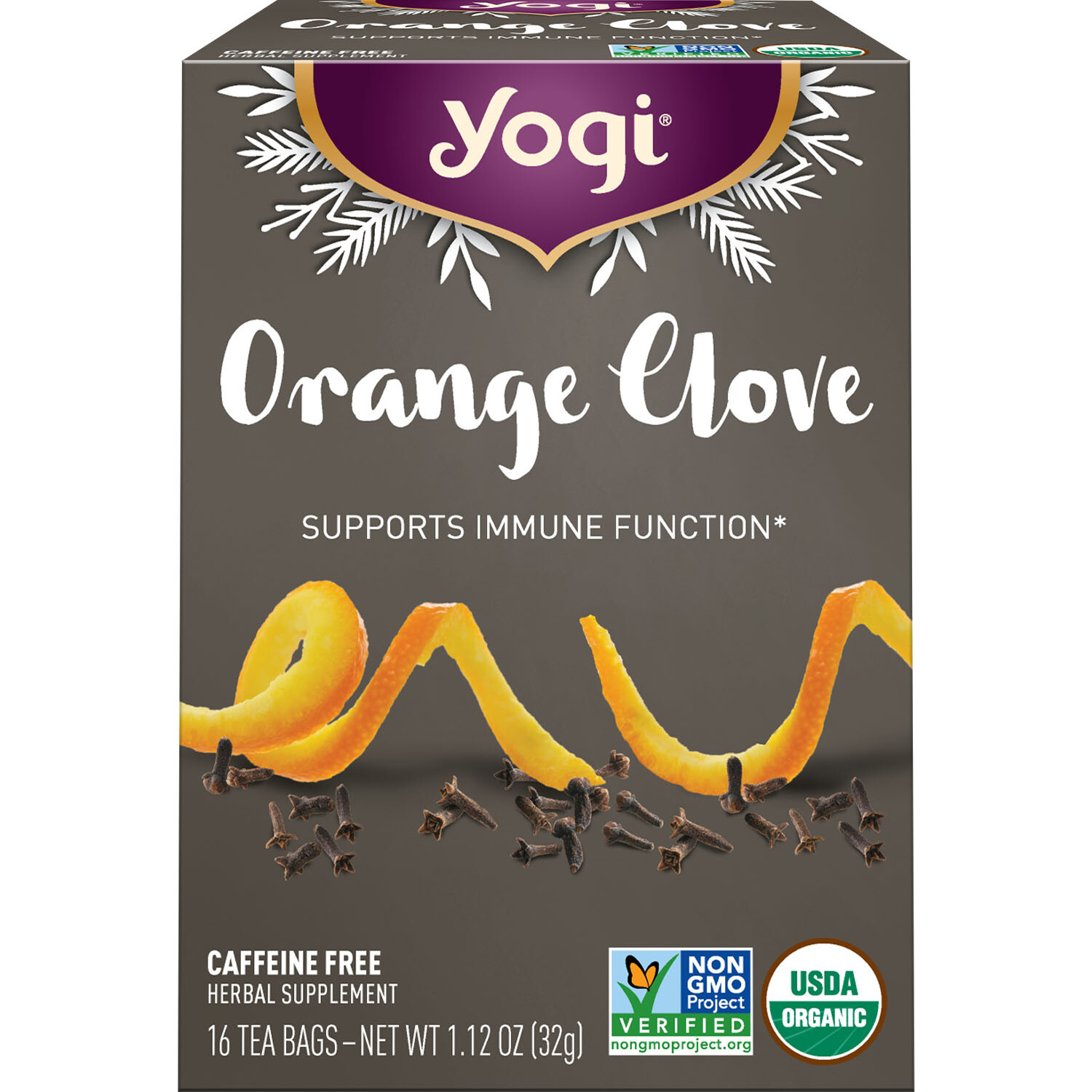 Yogi Tea - Orange Clove Tea (4 Pack) Caffeine Free - 64 Organic Herbal Tea Bags gallery