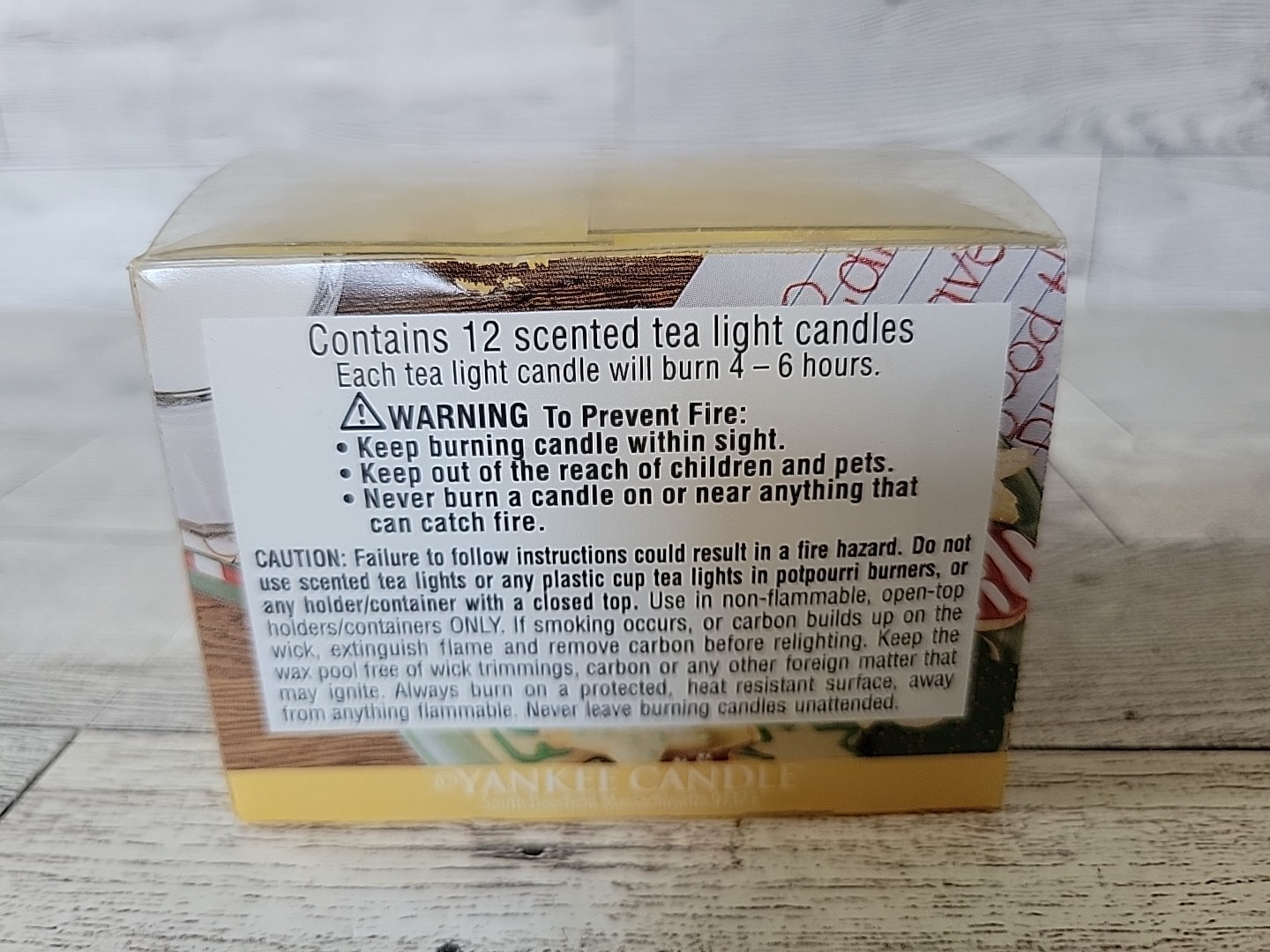 Yankee Candle Open Box 10 Christmas Cookie Scented Tea Lights Holiday Festive gallery