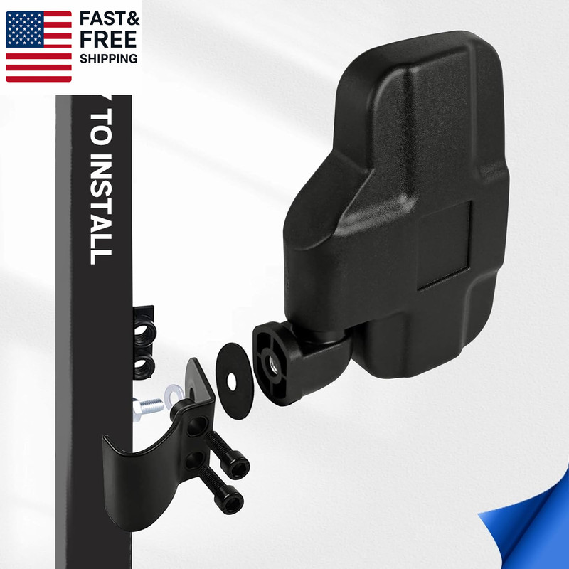 UTV Rear Side View Mirrors Compatible with 2015+ Polaris Ranger 570 900 XP 1000/ gallery