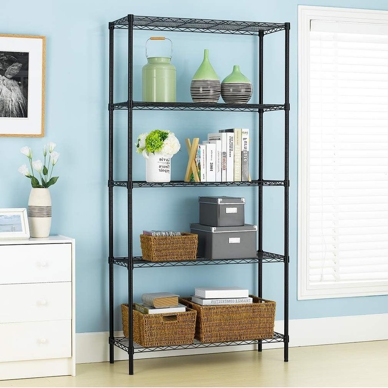 Space-Saving Black Wire Shelf | Adjustable Height, 1250 lbs gallery