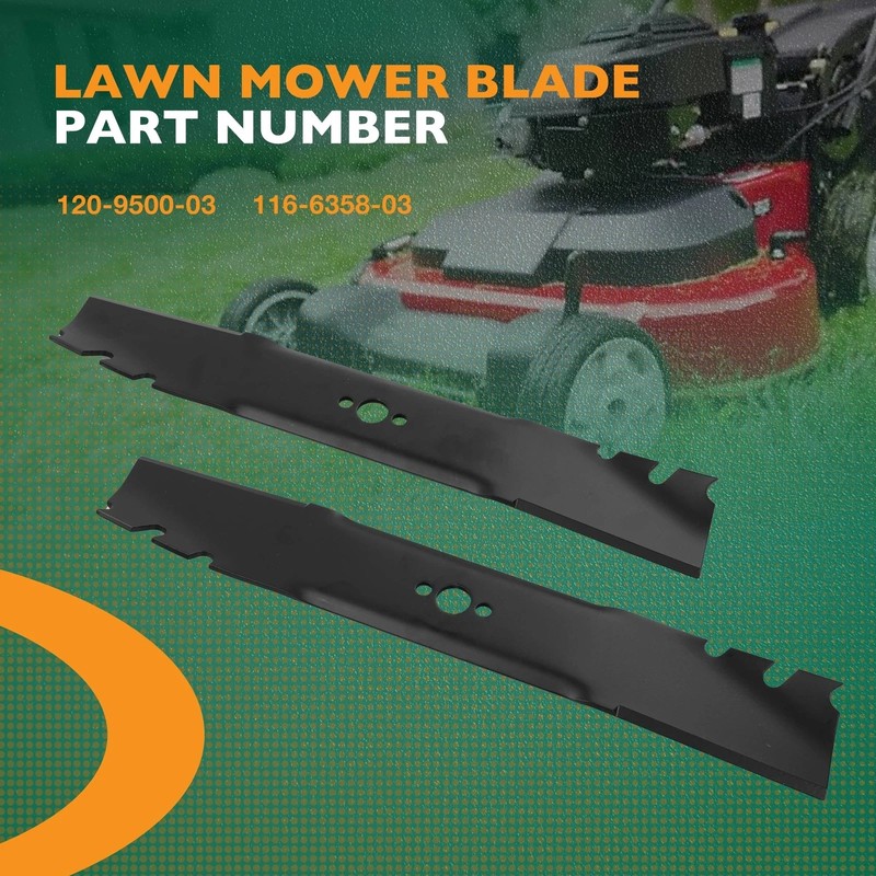 4X 120-9500-03 Lawn Mower Mulching Blades For Toro Exmark ECKA30 22205TE 20120 gallery