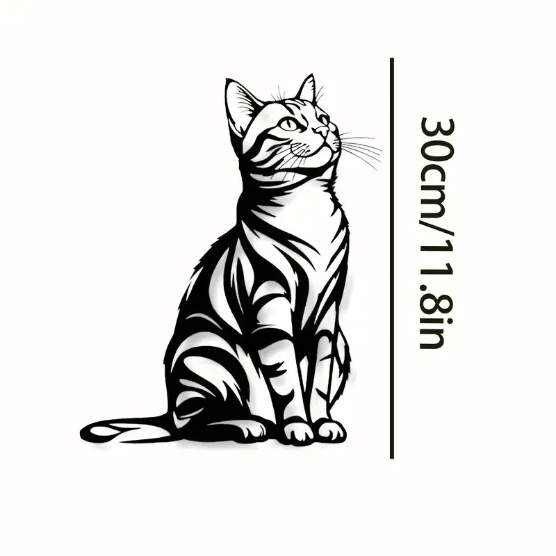 NEW Adorable Cat Metal Silhouette Wall Art gallery