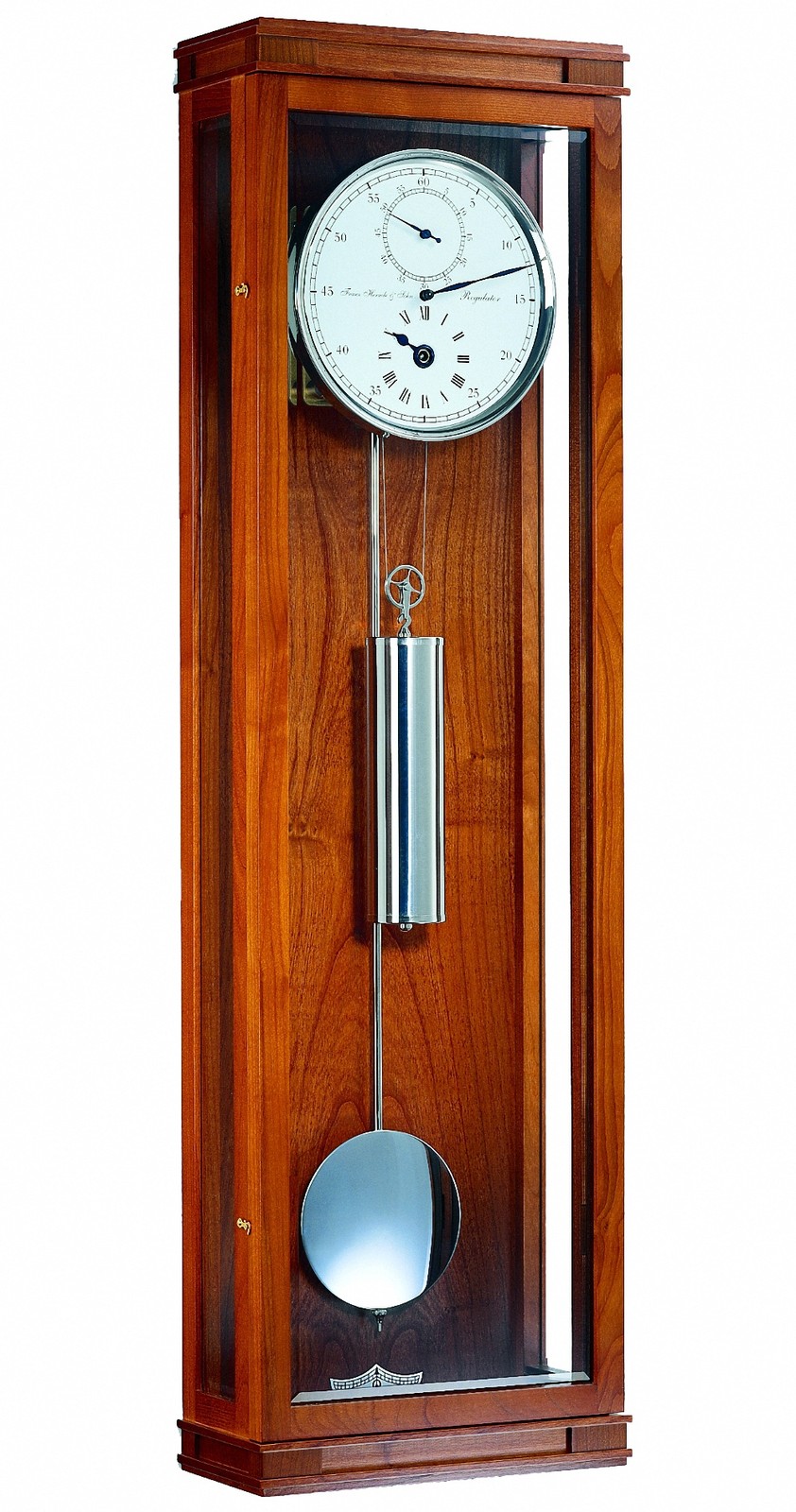 Modern Walnut Mechanical Movement Watch, 31 Days Run by Hermle » gallery