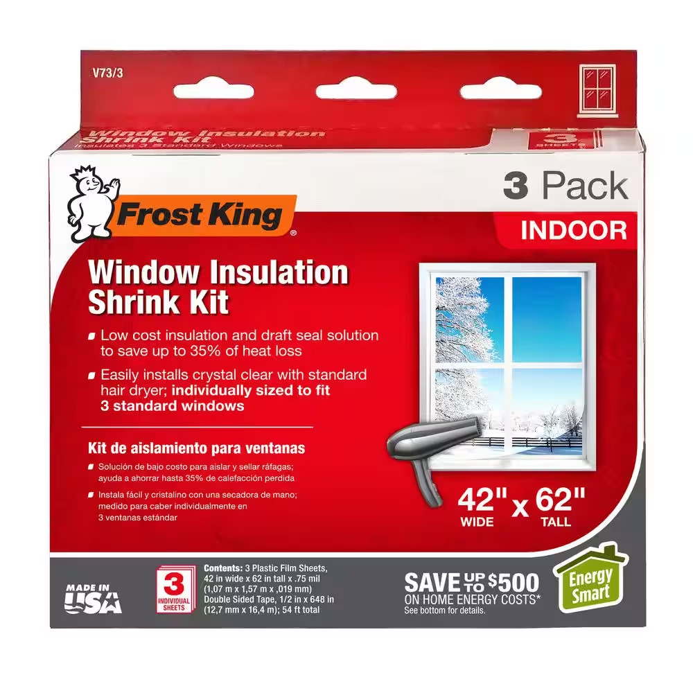 Indoor Window Insulation Kit (3 per Pack) gallery