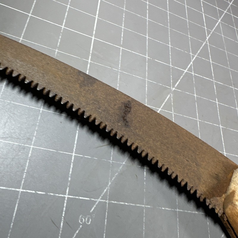 FISKARS 10” FOLDING BLADE TREE PRUNING SAW #7947 WOOD HANDLE & SAFETY BUTTON gallery