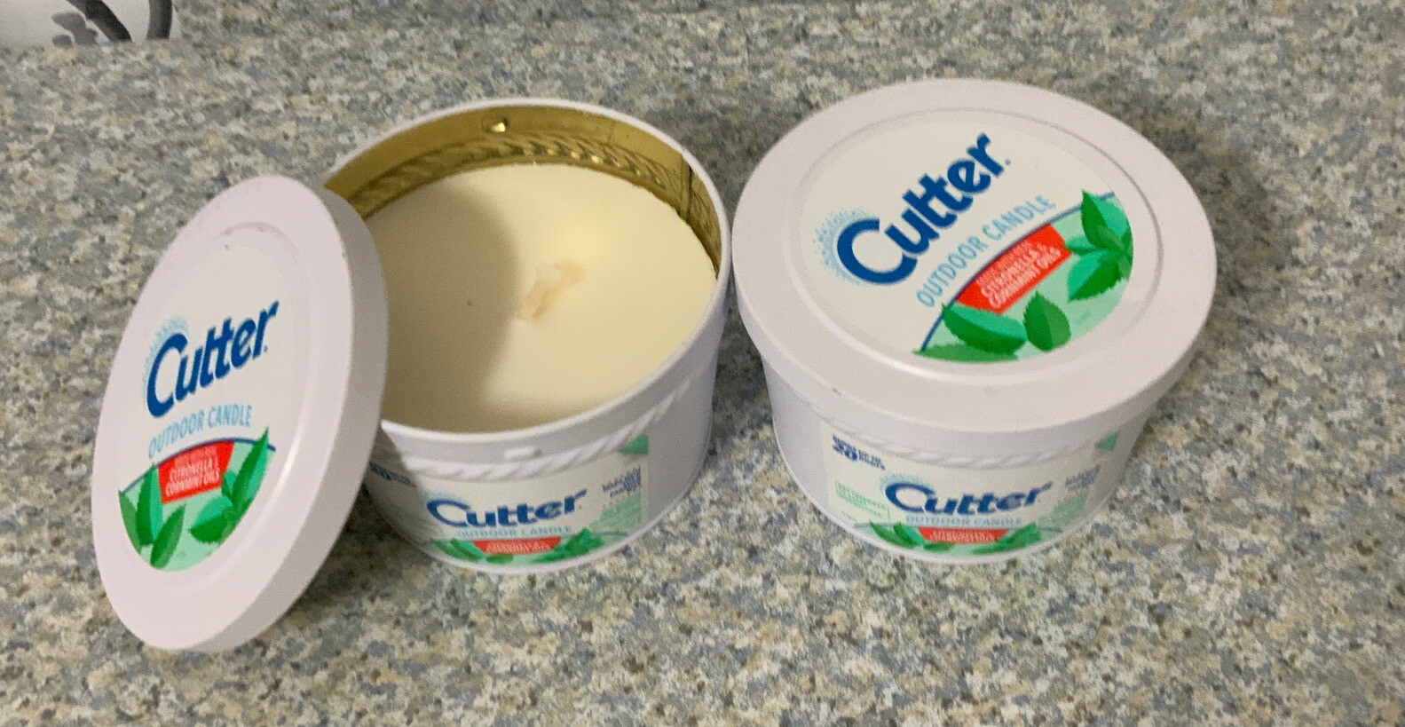 ⚡️Cutter Citronella & Cornmint Outdoor Candle, 11 Ounces 👉2 Lot👈 gallery