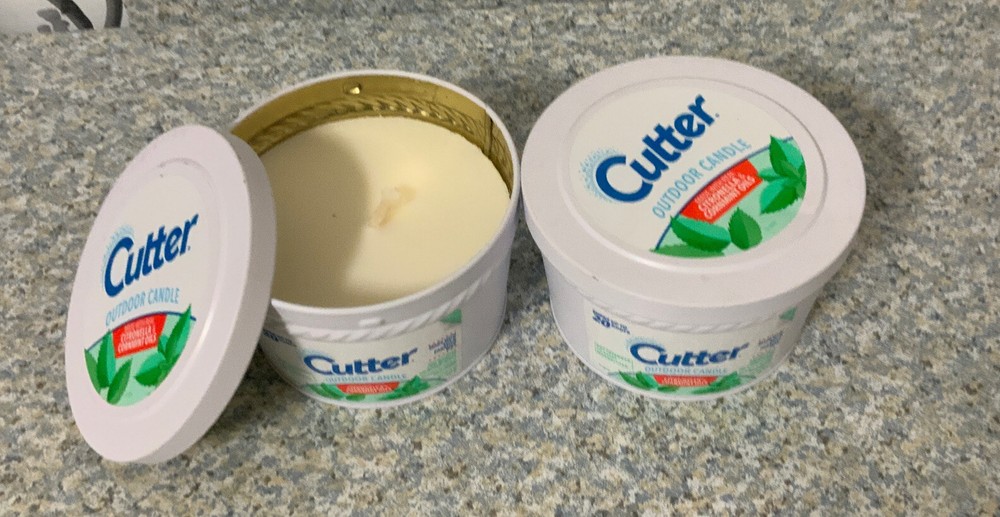 ⚡️Cutter Citronella & Cornmint Outdoor Candle, 11 Ounces 👉2 Lot👈