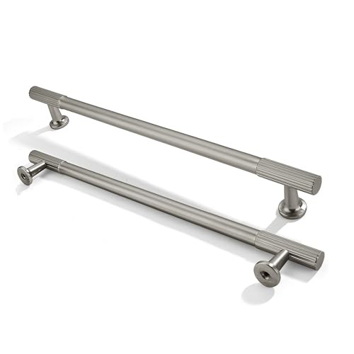 2-Pack 8 Inch Hole Center Brushed Satin Nickel Cabinet Pulls Solid Heavy Duty gallery
