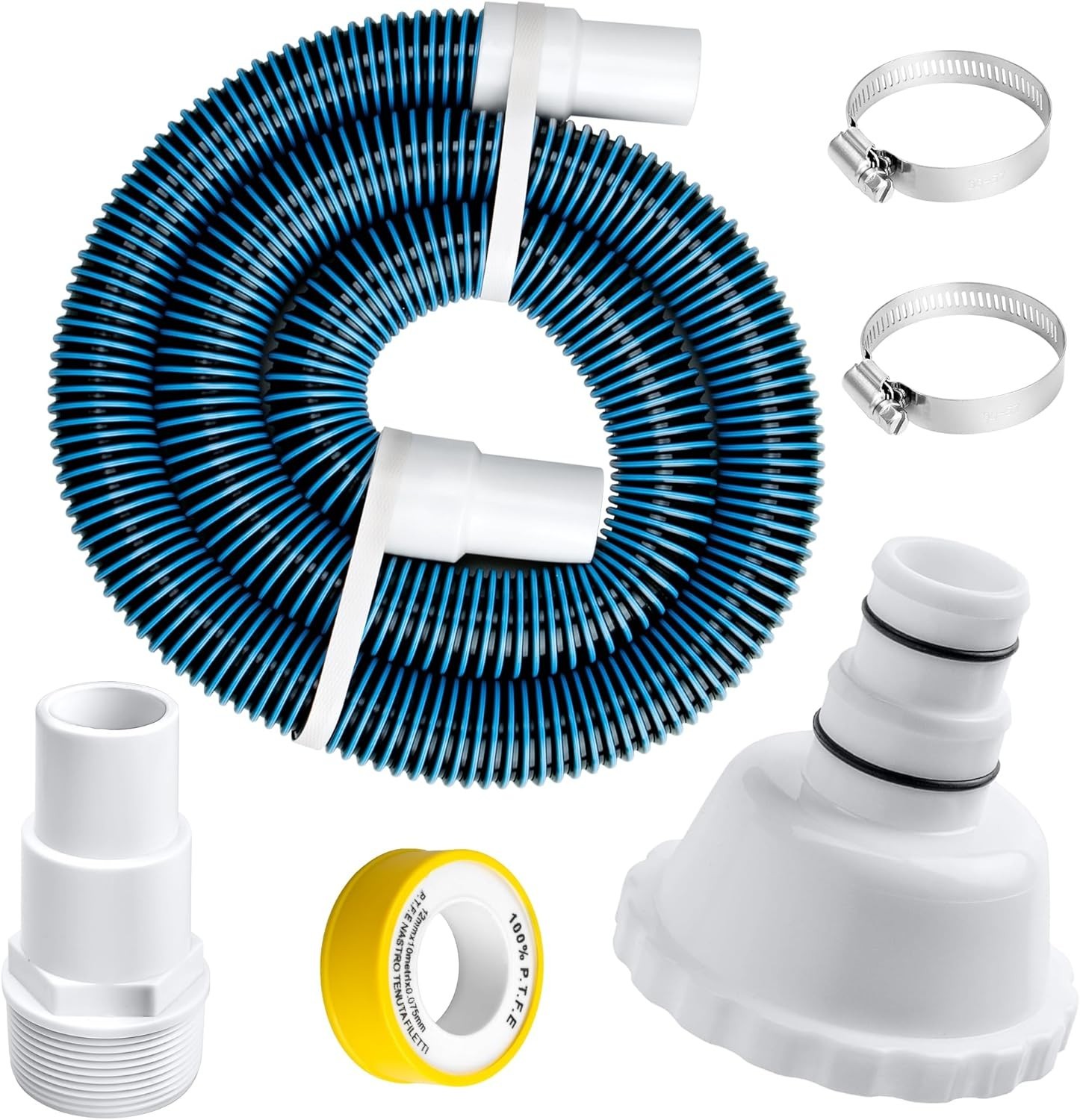 New Pool Filter Pump Hose & Vacuum Adapter For Summer Waves Pools gallery