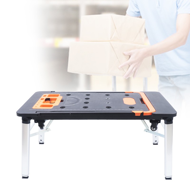 7-in-1 Portable Folding Work Table with 550lbs Load Capacity gallery