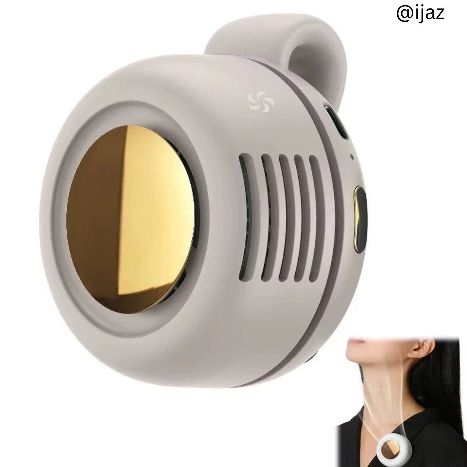 2025 New Mini Portable Silent Bladeless Fan Small Clip On Shirt Waist Adjustable gallery