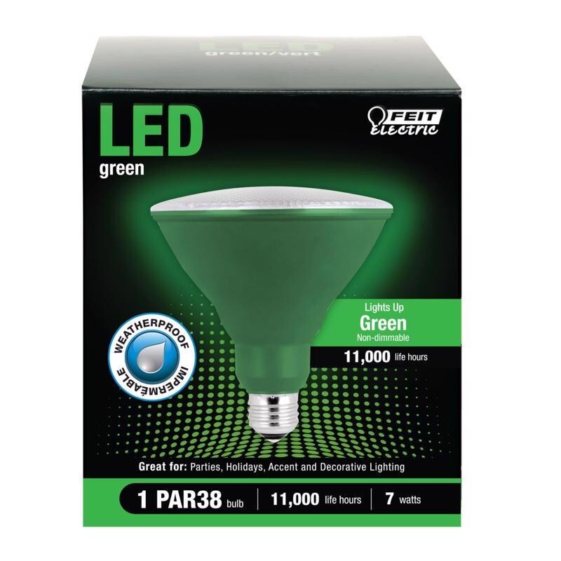 Feit PAR38 E26 (Medium) LED Bulb Floodlight 4.75" Diameter 1 pk (YOU PICK COLOR) gallery