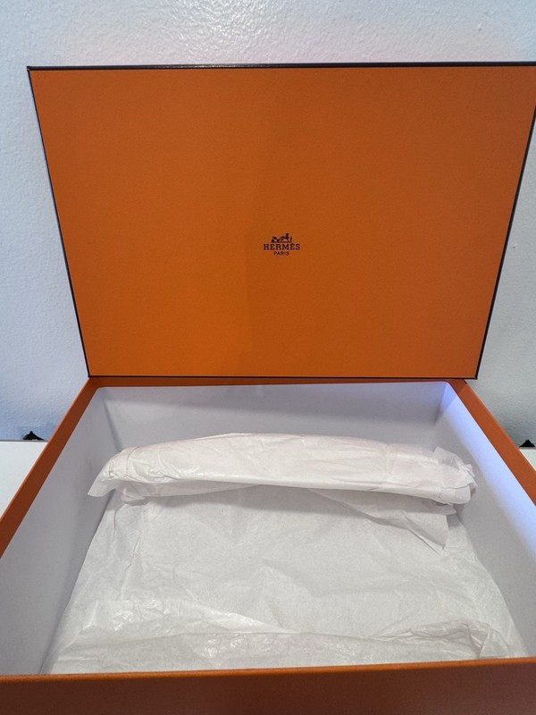 Hermès Orange Rectangular Solid Gift Box Single Item Paris Luxury Packaging gallery