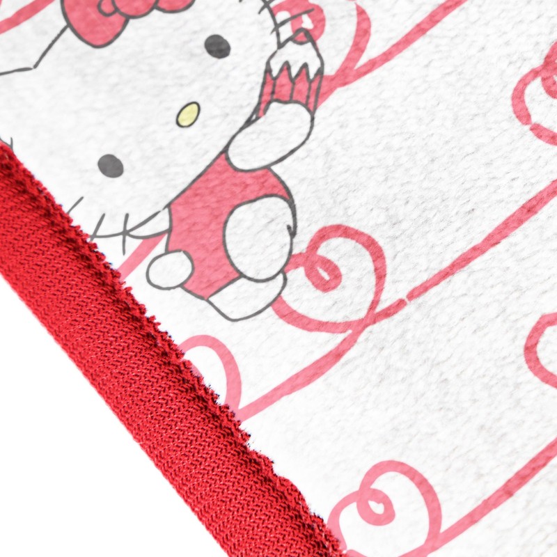 Hello Kitty Lovely Notes Plush Blanket - Measures 60 x 90 Inches, Bedding - S... gallery