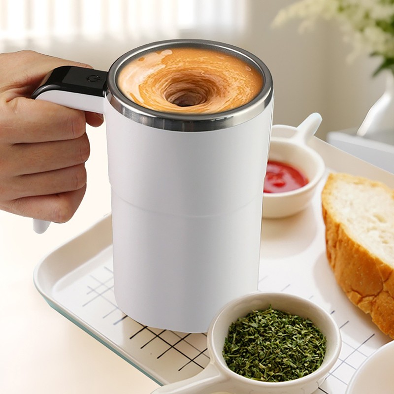 Automatic Magnetic Electric Self Stirring Mug Cup Mixing Coffee Milk Tea Beer gallery
