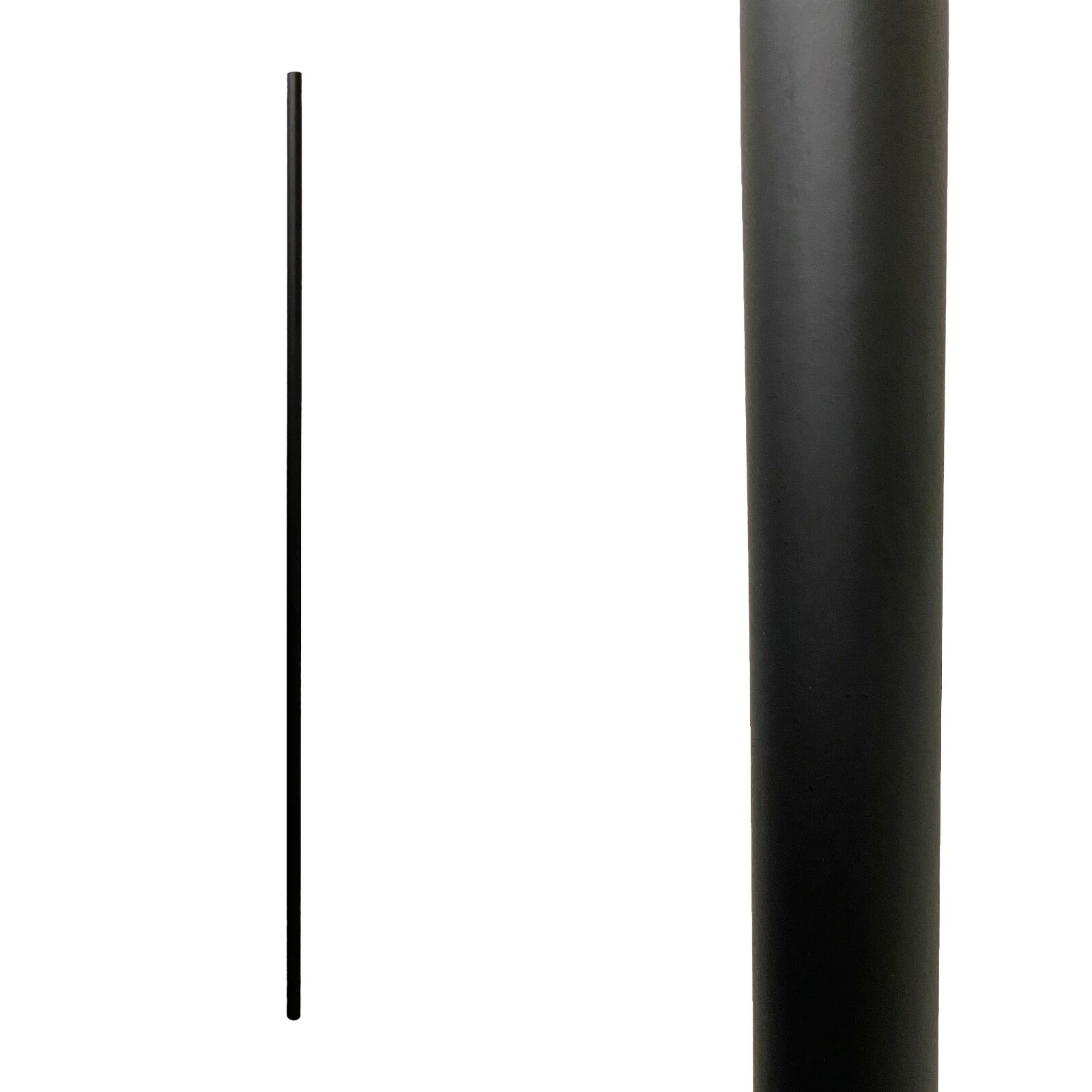 Iron Balusters 5/8" Round x 44" Long Classic, Hollow - 30pcs - Satin Black DH-28 gallery