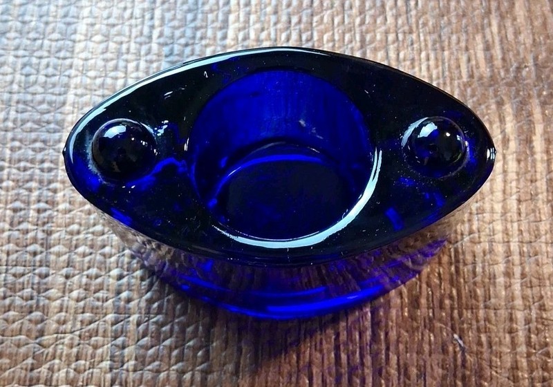 Cobalt Blue Glass Design Stackable Candle Holder gallery