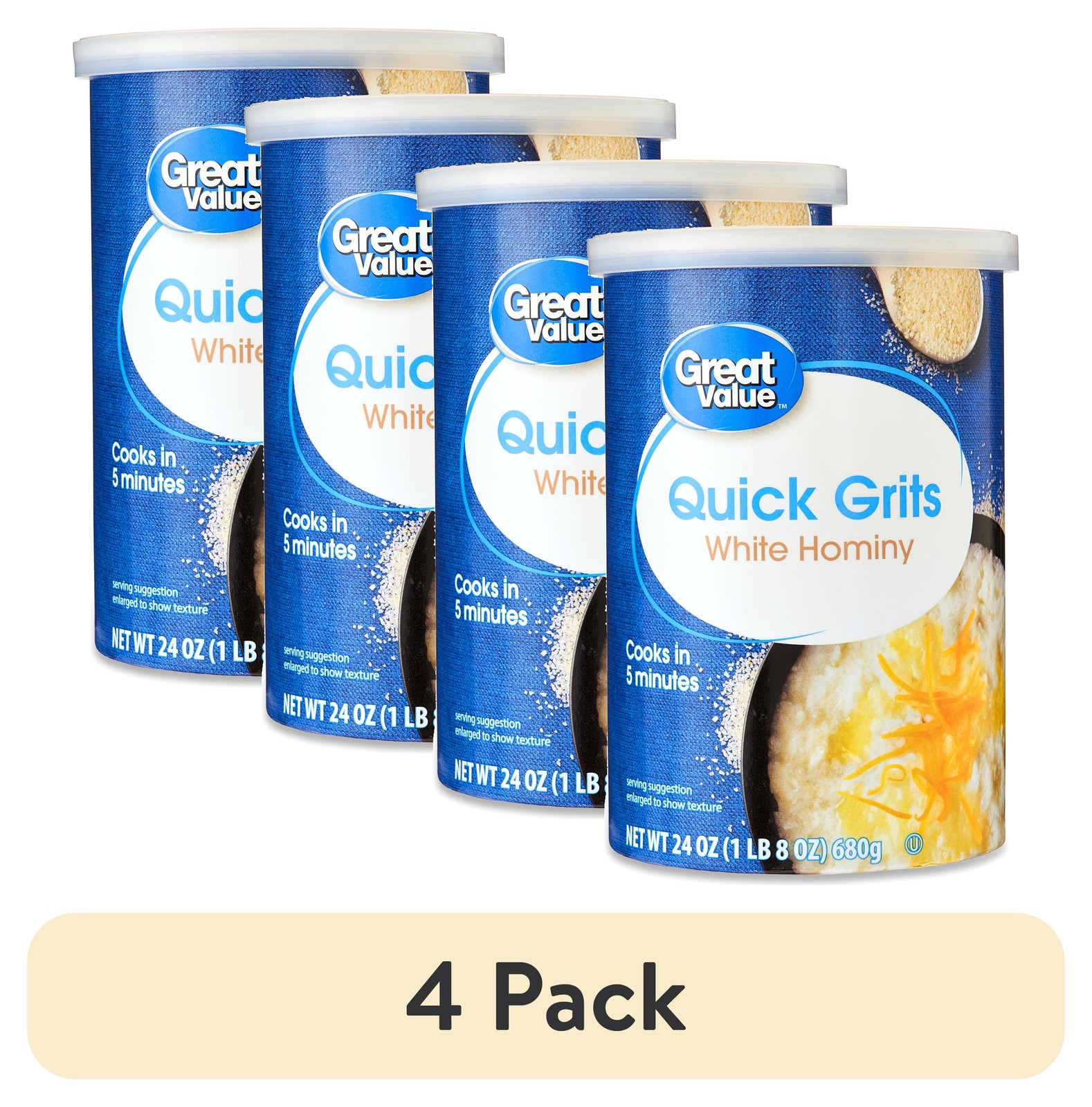 Quick Grits 24 oz (4 Pack) Instant Homemade Breakfast Cereal gallery