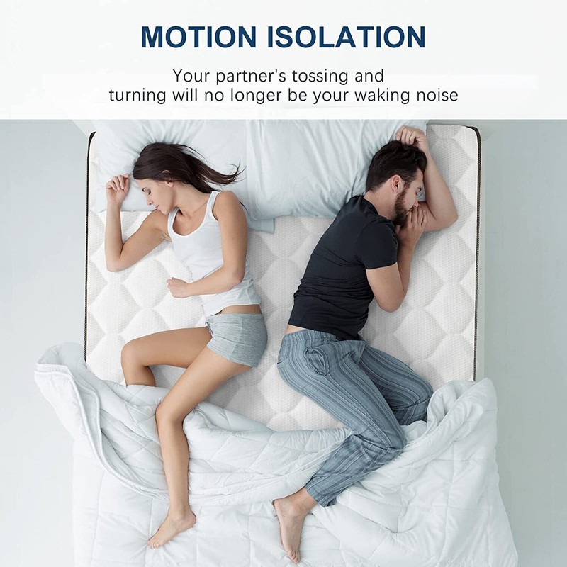 12" Queen Tight Top Mattress, Gel Cooling Memory Foam Hybrid Mattress in a Box gallery