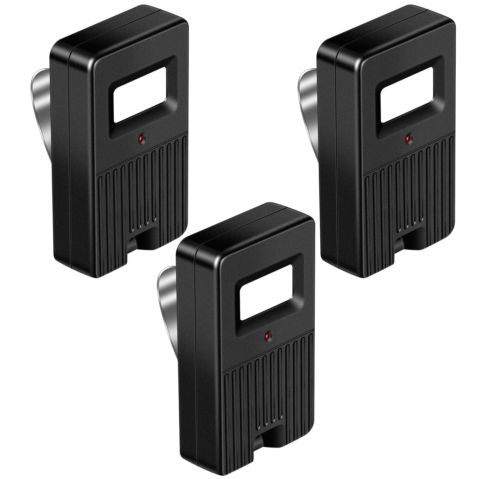 Kingdder 3 Pcs Garage Door Remote 8 Dip Switch Compatible with Linear black gallery