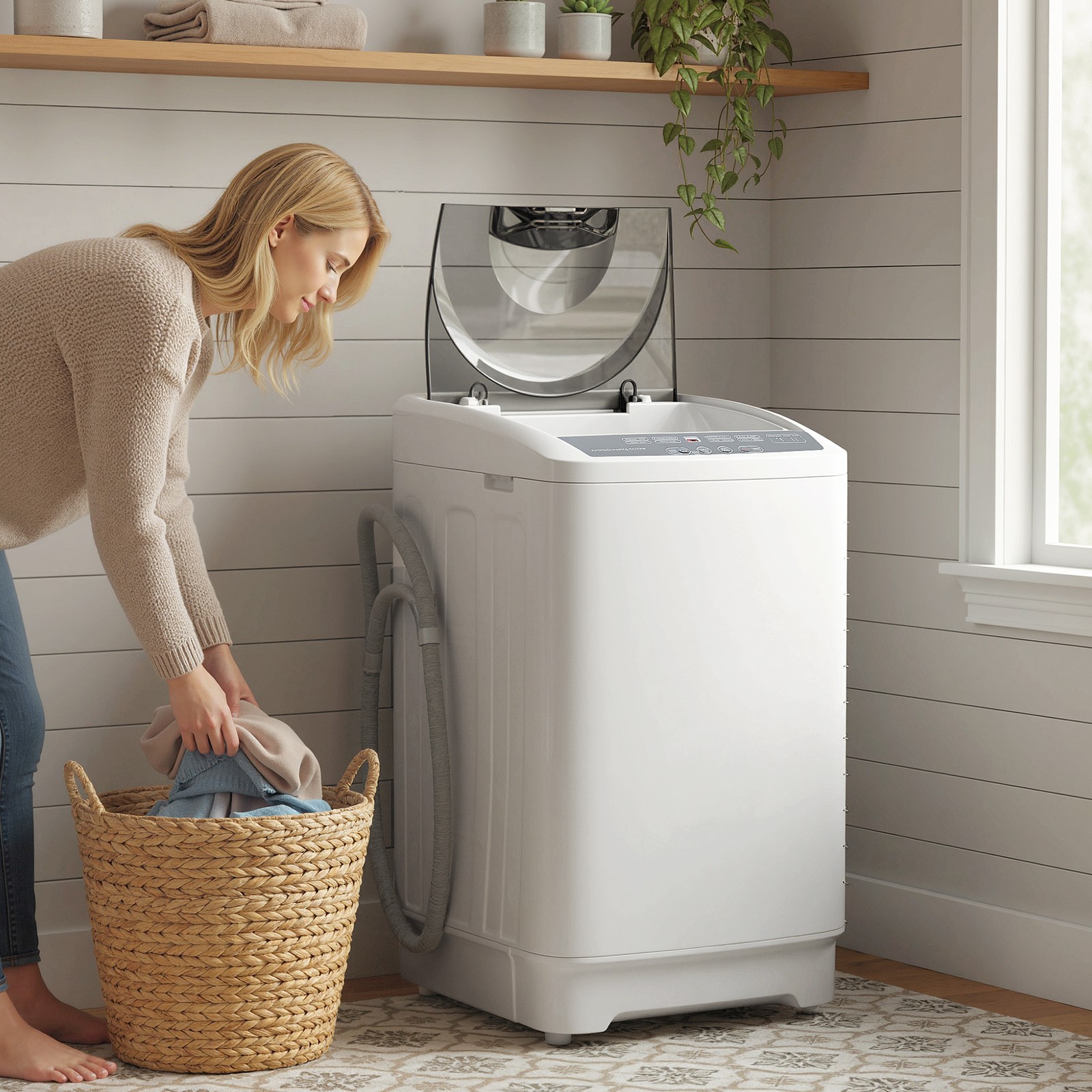 Portable Washing Machine with 1.3 Cu. Ft. Capacity, Compact Washer gallery