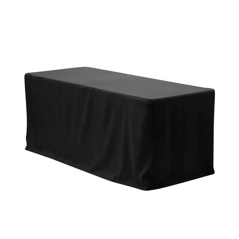 6 ft. Fitted Polyester Rectangular Tablecloth, Premium Tableclothes for weddings gallery