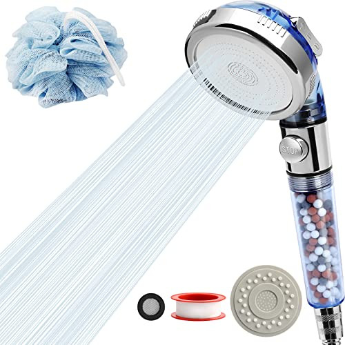 Jetting Shower Head, Modern Style, 3 Mode Shower Sprayer, High Pressure, gallery