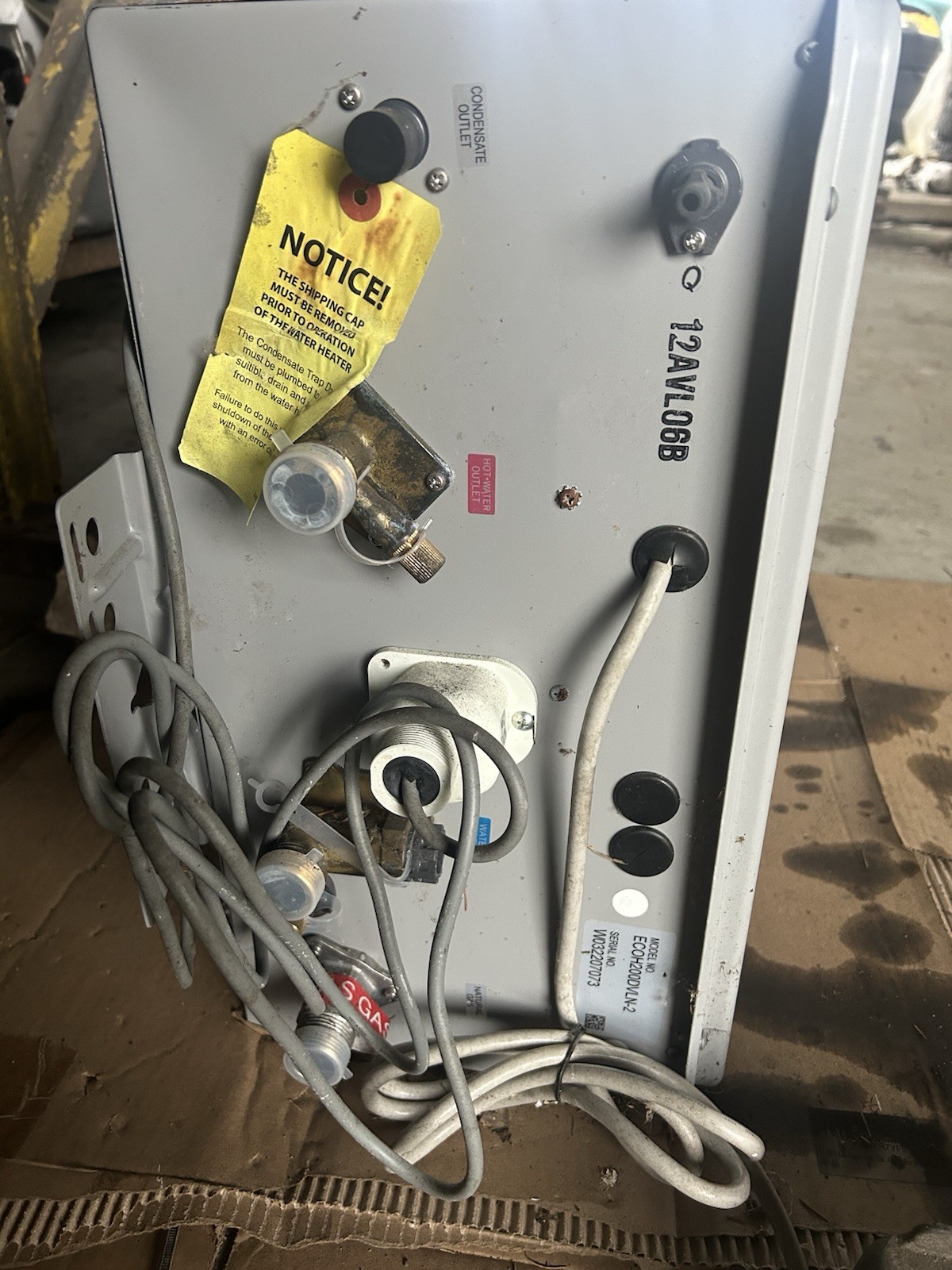 Rheem ECOH200DVLN-2 Condensing Gas Tankless Water Heater 199,000 BTU Indoor gallery