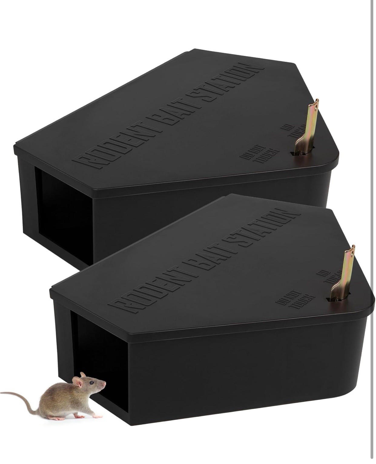 Rat Station Box with Keys, 2 Pack – Safe for Kids/Pets, Reusable, Indoor/Outdoor gallery