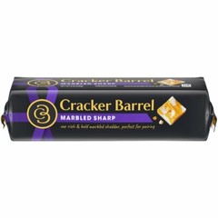 2 pack Cracker Barrel Marbled Sharp Cheddar Cheese,, 2×8 oz Block (1 pound)