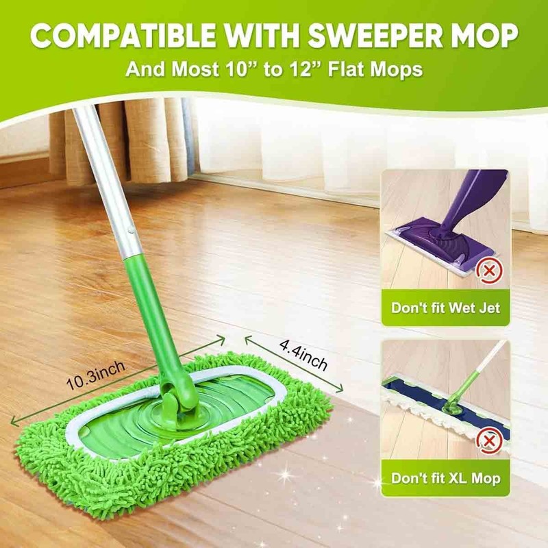 Reusable Microfiber Mop Pads - Washable & Eco-Friendly Cleaning Solution gallery