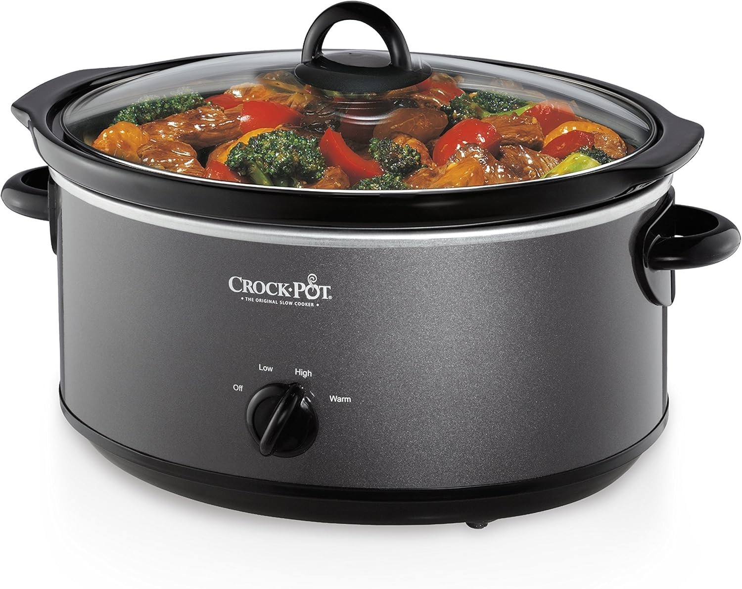 7-Quart Manual Slow Cooker, Family Size Serves 8+ People or Fits 6-lb Roast, Rem gallery
