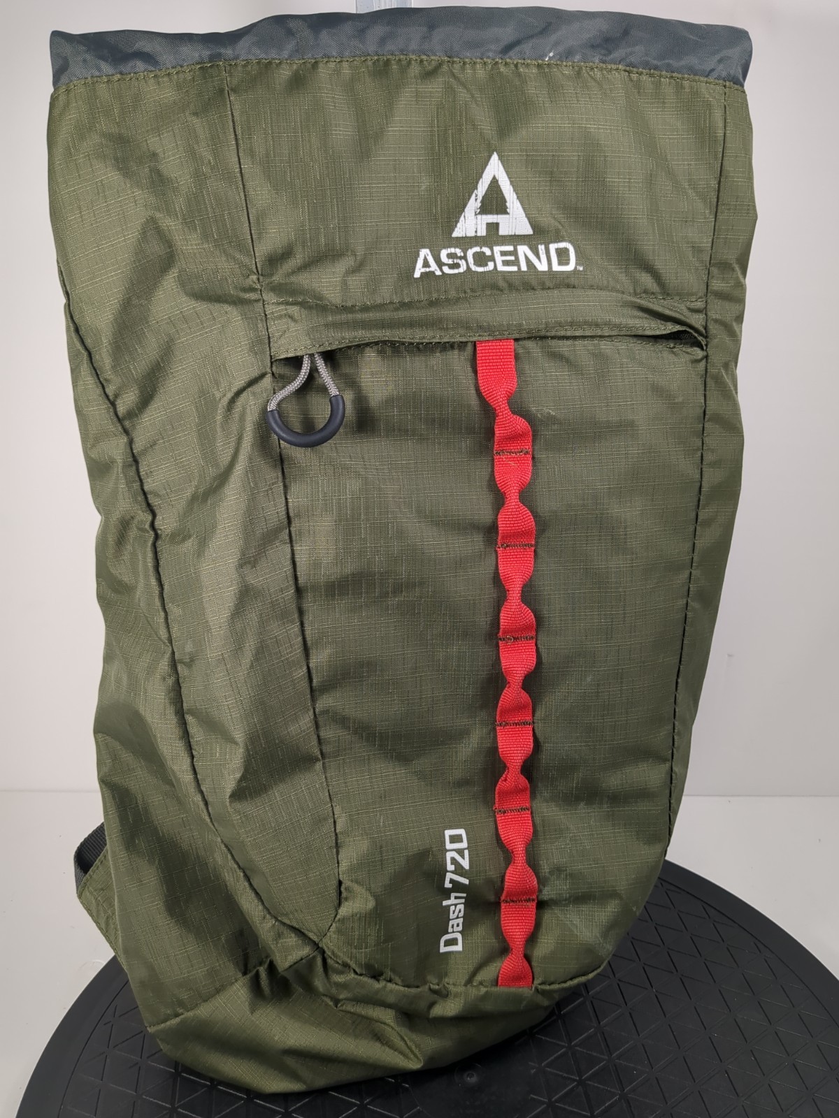 Ascend Backpack Water Resistant Pack Hiking Light Weight Dash 720 Green