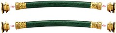 WADEO Rain Barrel Connector Kit Linking Kit with Two 12 Inch Hoses & 4 Fittings