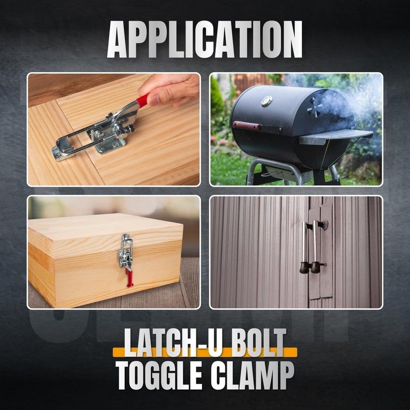 POWERTEC Latch-Action Toggle Clamp, 2000 lbs Capacity, 40341(20306) gallery