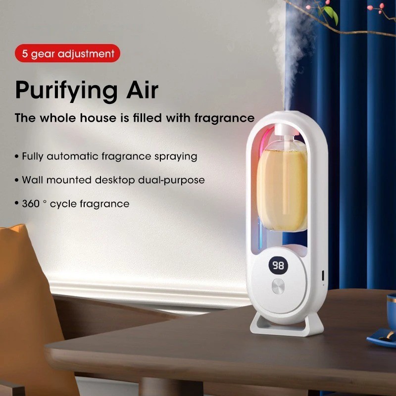 Auto Fragrance Diffuser USB Essential Oil Spray Light Home Room Freshener gallery