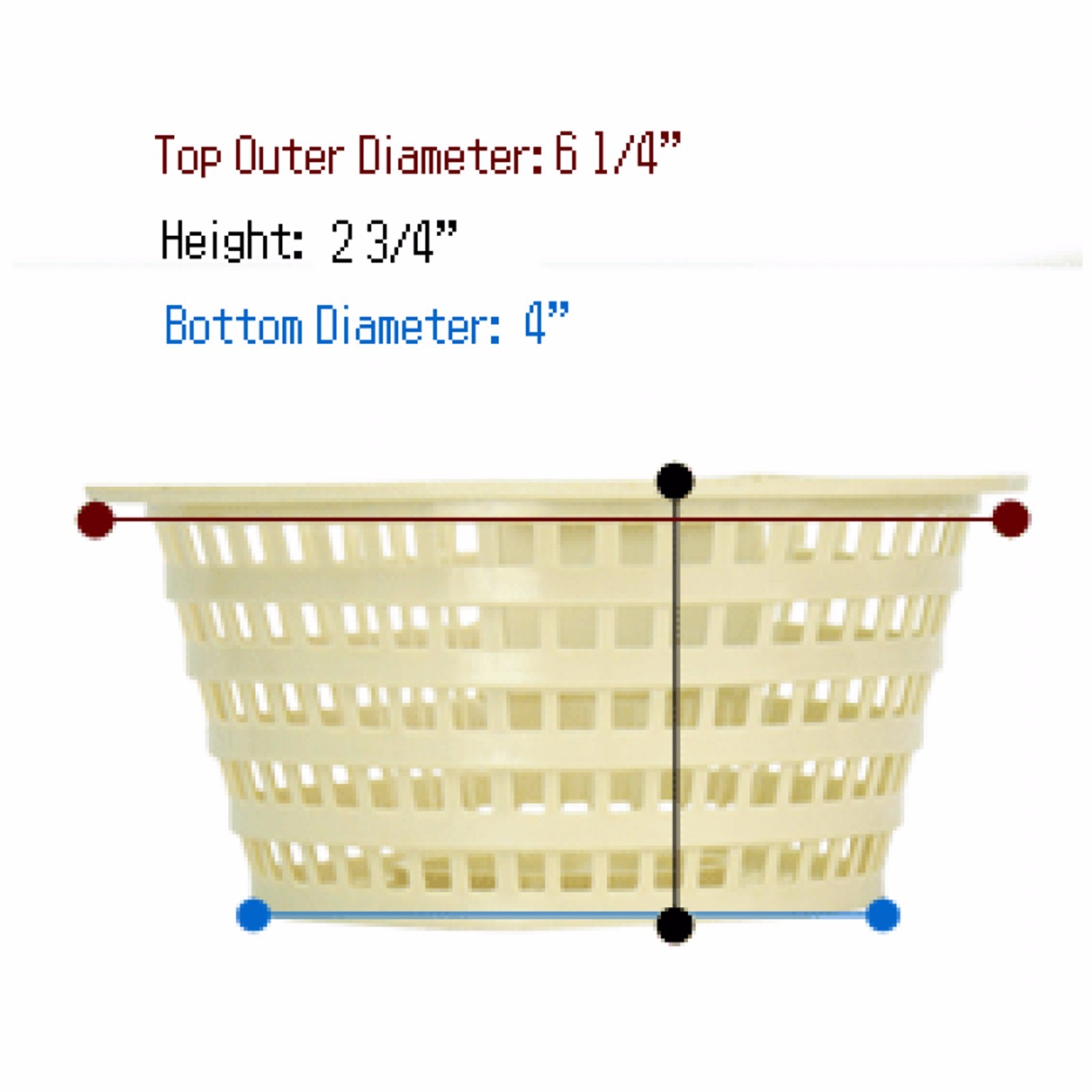 Swimline 8928 Above Ground Replacement Basket For Olympic Skimmer 4" x 6¼" x 2¾" gallery