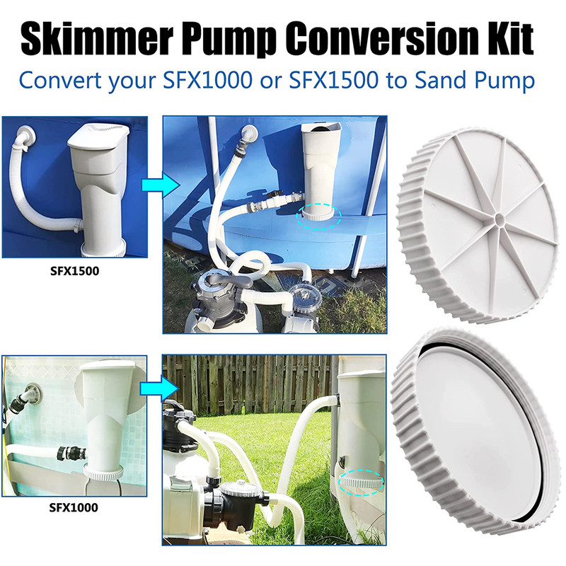 Conversion Kit for Your Skimmer Pump Wave SFX1000 and SFX1500 Sand Pump gallery
