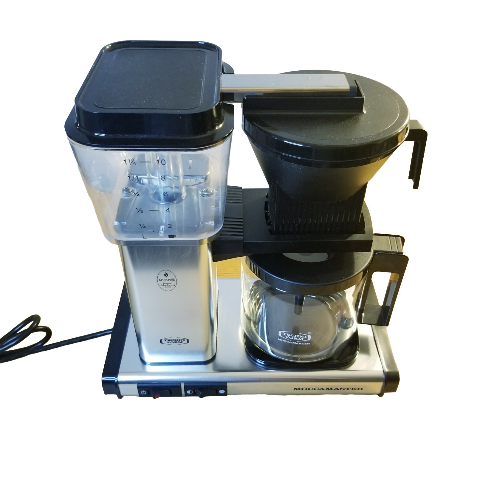 TechniVorm Moccamaster KBG Auto Off 10-Cup Coffee Maker Polished Silver (59616) gallery